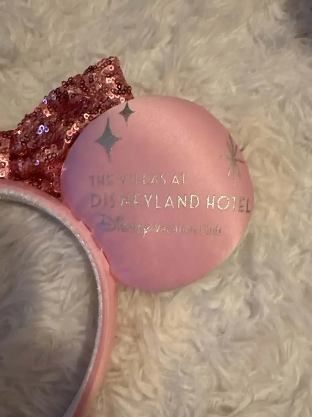 Disney Vacation Club The Villas at Disneyland Hotel Minnie Mouse‎ Ear Headband